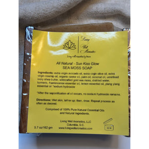 Sun Kiss Glow Sea Moss Soap