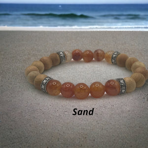 Wood and Lava Bead Diffuser Bracelets